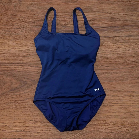 Size 6 TYR Women's Durafast Elite Square Neck Controlfit Swimsuit - Picture 4 of 9